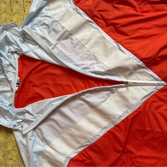 Tory Sport Chervon Orange/White Windbreaker - Picture 4 of 16